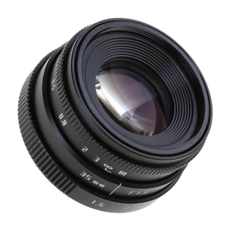 35 มม.F1.6 เลนส์กล้องวงจรปิดโทรทัศน์ทีวีเลนส์อะแดปเตอร์แหวน C-Mount สำหรับ 3 Mount Micro กล้องอุปกรณ์เสริม Dropsale