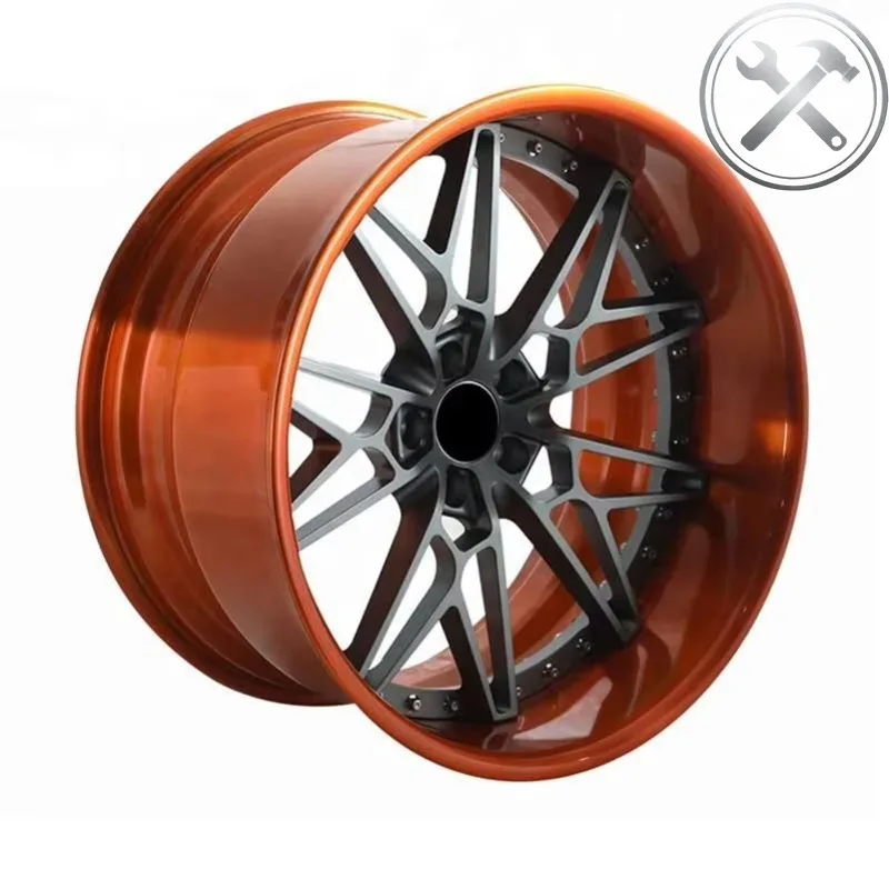 

2 Pieces Alloy Wheel Rims 18 to 22 Inch 5 Holes 5x100-150 Forged Universal Aftermarket Alloy Rims