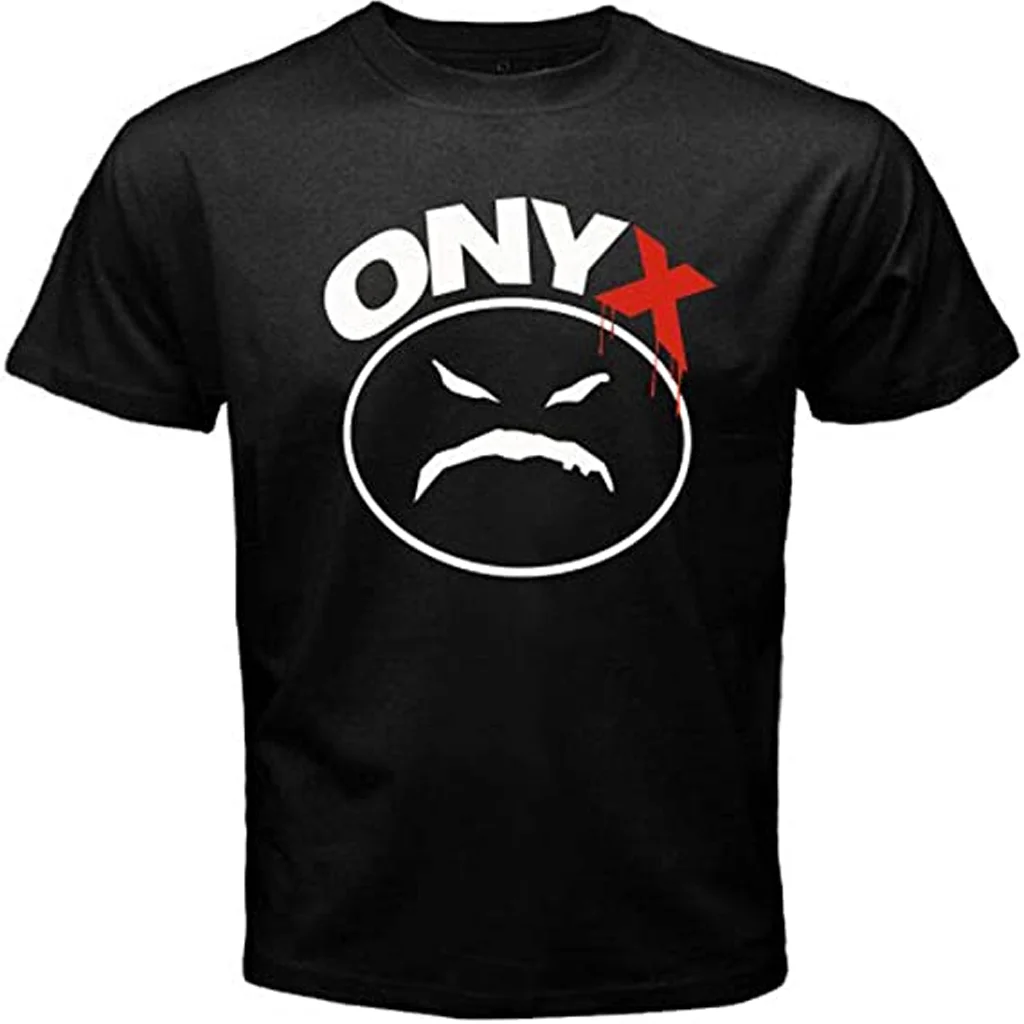 

Onyx hip hop BAND logo T-shirt Black short sleeve All Sizes S to 5Xl JJ3668