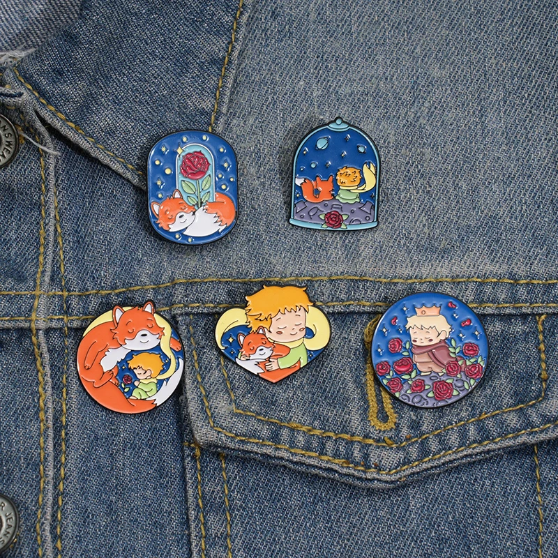 The Little Prince Around The Brooch Character Image Cartoon Brooch Badge Small Gift Bag Clothes Decoration