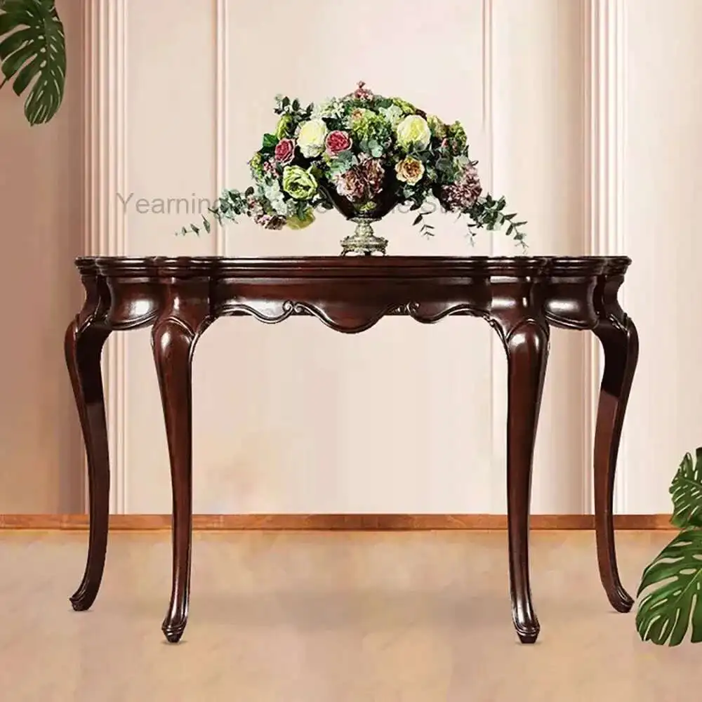 

Vintage Living Room Console Table Premium Design Display Entrance Hall Console Table Classic Luxury Wohnzimmer Tisch Furniture