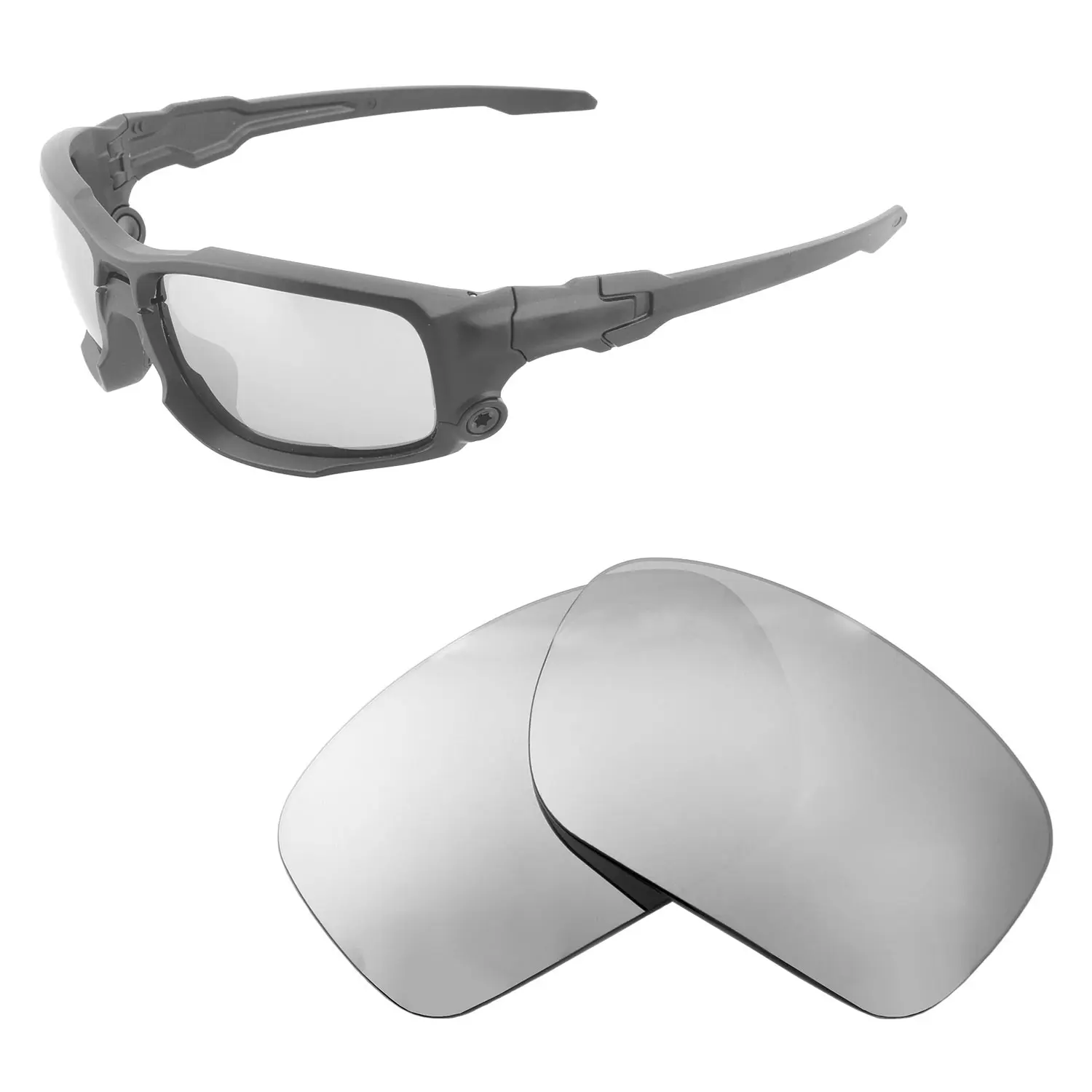 Walleva Polarized Replacement Lenses for Oakley Shocktube Sunglasses