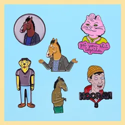 Emotional Animation Decorate Badges Send Friend Fans Boutique Medal Gift Commemorate Pin Fashion Anime Metal Brooch Collecting