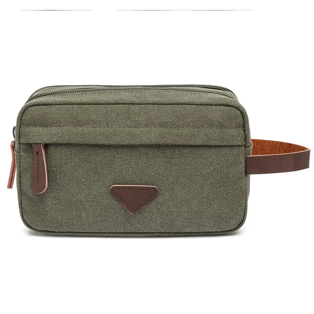 Vintage Canvas Toiletry Cosmetic Clutch Handbag High-quality Storage Portable Nail Bag Functional Bags Pouch Traveling Product
