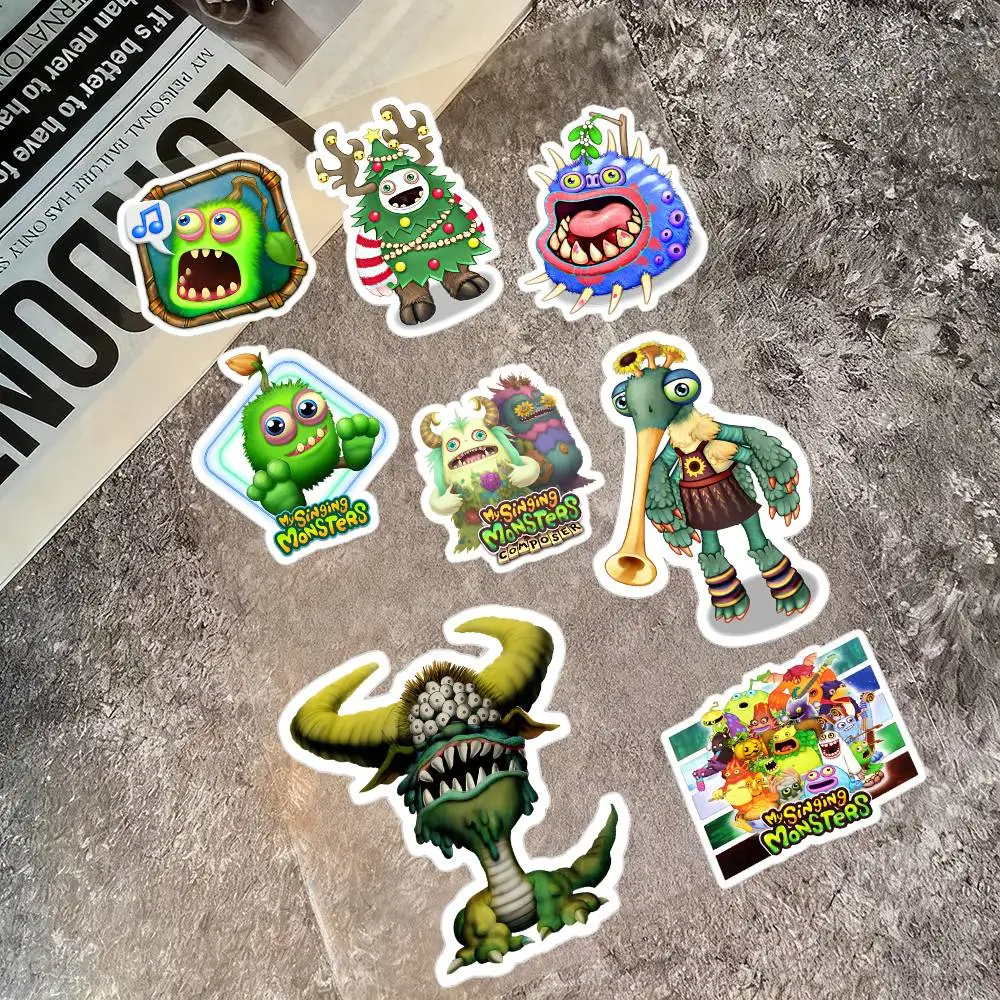 My Singing M-onsters Stickers Auto Body Bumper Windows Motorcycle Laptop Walls Vinyl Decal Car Tuning Accessories