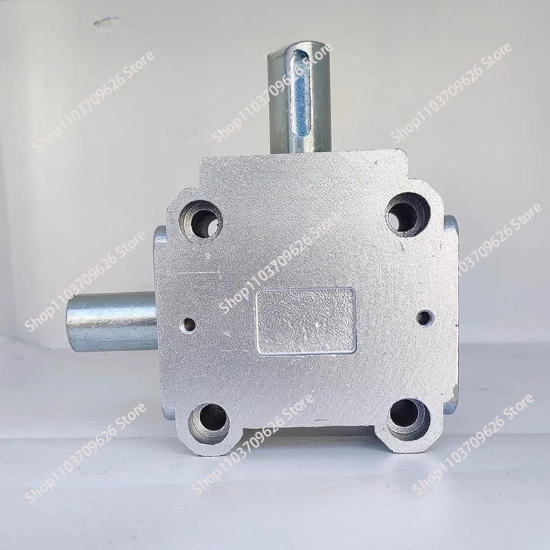 Stainless Steel Right Angle Steering Box Cast Steel Gearbox 40N.M Large Load 2.5 Module 16 Teeth 90 Degree Commutator Gear BB view 4
