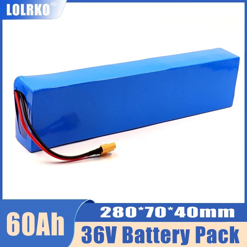 36V Battery 10S3P 30Ah XT60 42V 18650 Lithium Ion Battery Pack for E-bike Electric Car Bicycle Motor Scooter 350W 500W +20A BMS