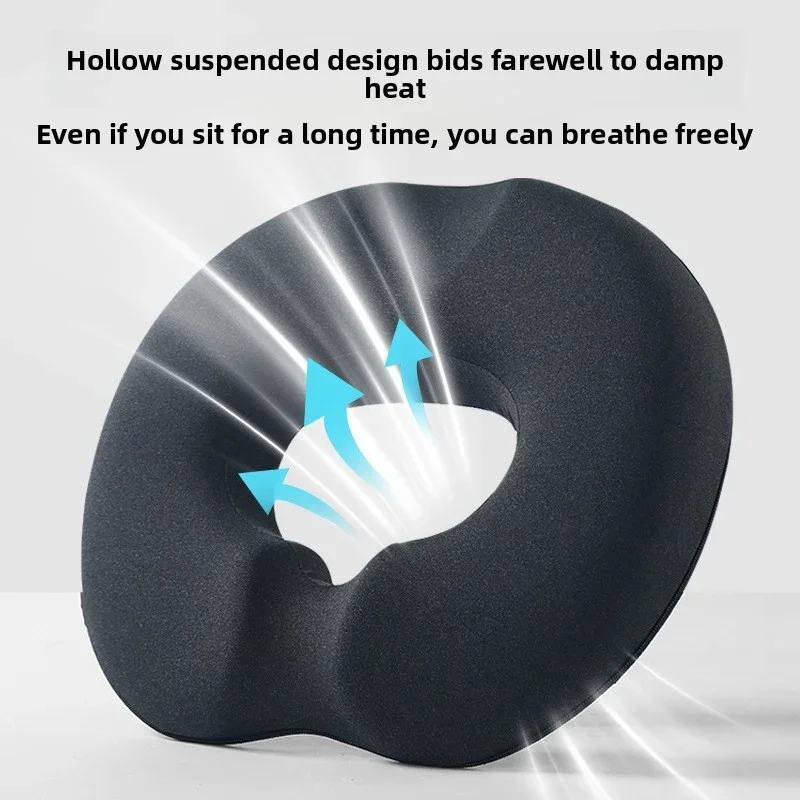 1pc Orthopedic Memory Foam Donut Pillow Coccyx Seat Cushion Hemorrhoid Tailbone for Pregnant Butt Cushion