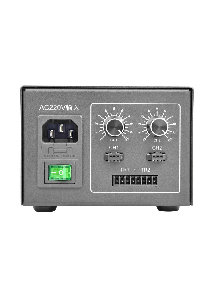 

65W two-channel controller light source brightness adjustment knob to adjust the visual light source controller two-way