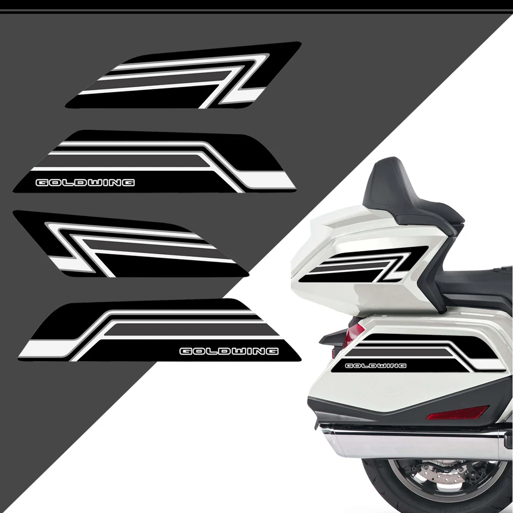 

For HONDA Goldwing GL1800 GL 1800 Tour Kit Stickers Decal Cases Panniers Luggage Trunk Bag Boxs