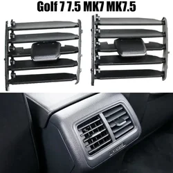 1pc Car Rear Armrest Center A/C Air Conditioning Air Vent Grill Folding Clip Trim For Golf 7 7.5 MK7 MK7.5 2013-2020