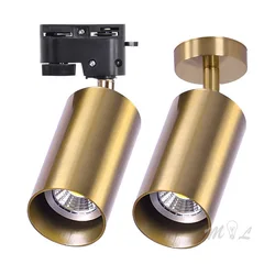 Led Track Light GU10 5W Aluminum Ceiling Rail Modern Tracking Light Fedex Clothing Shop Spotlights for Home Foyer Kitchen Lamps