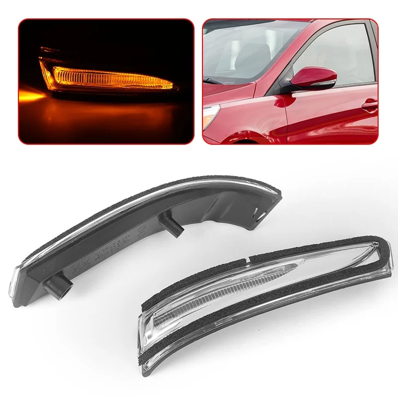 LED Left Right Rearview Mirror Turn Signal Light Lamp for Hyundai Accent Solaris 2012-2017 Amber Indicator 876241R000 876141R000