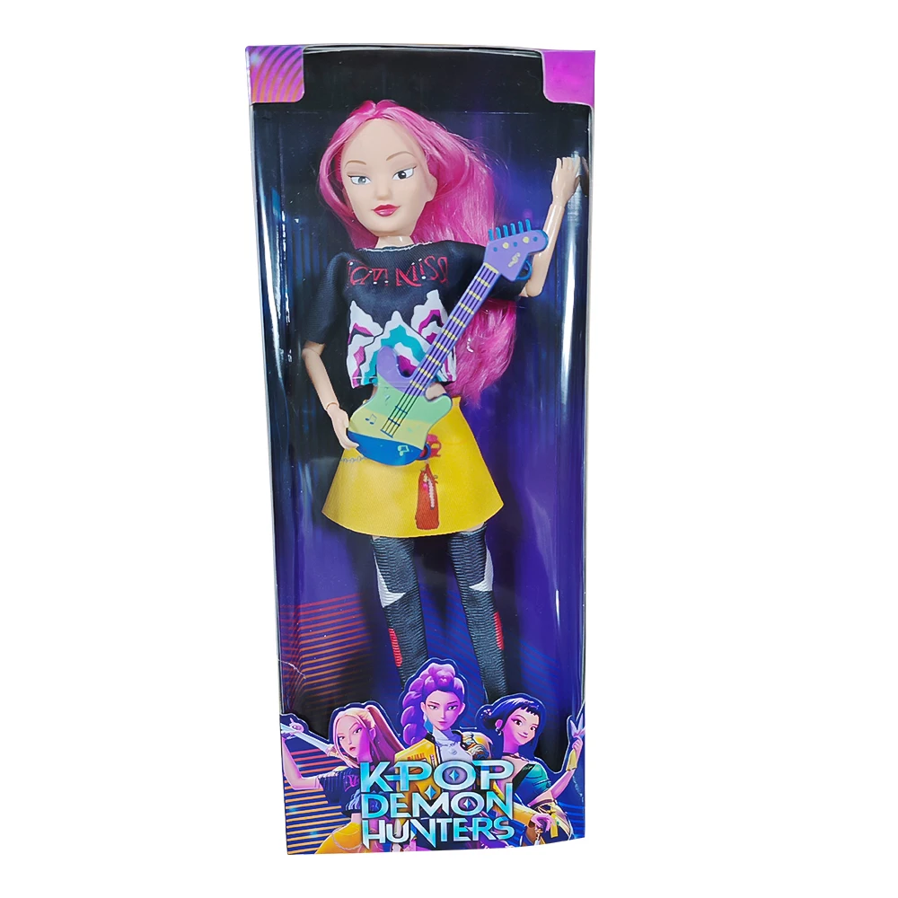 2025HOT NUOVO Anime KPop Demon Hunters Doll Giocattolo in vinile Rumi Mira zoi Personaggio maschera in vinile figurine Regalo di compleanno Fan Club Regali
