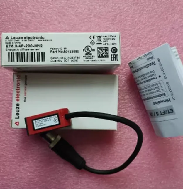 

new Original LEUZE photoelectric sensor ET5.3/4P-M8 ET5.3/4P-200-M12