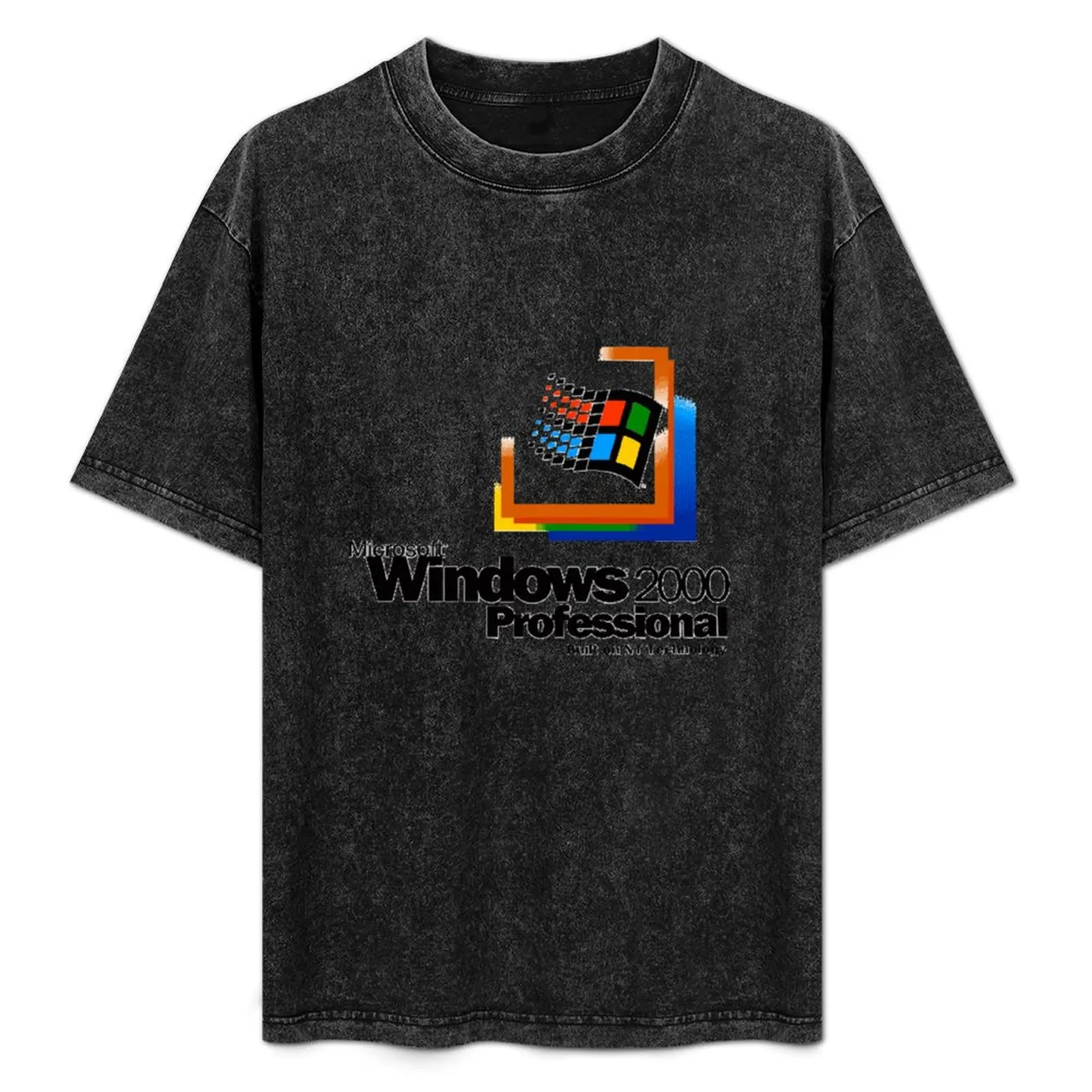 

Оригинальная футболка на Windows 2000, футболка с рисунком в стиле аниме, футболки под заказ для мужчин