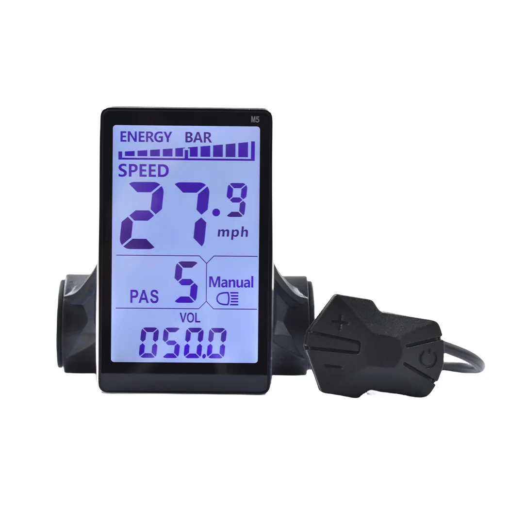 UART2 M5 24V 36V 48V elektrische fiets Kleurrijk display E-scooter LCD-paneel met USB UART voor elektrische bergfietsonderdelen (6PIN) - afbeelding 2