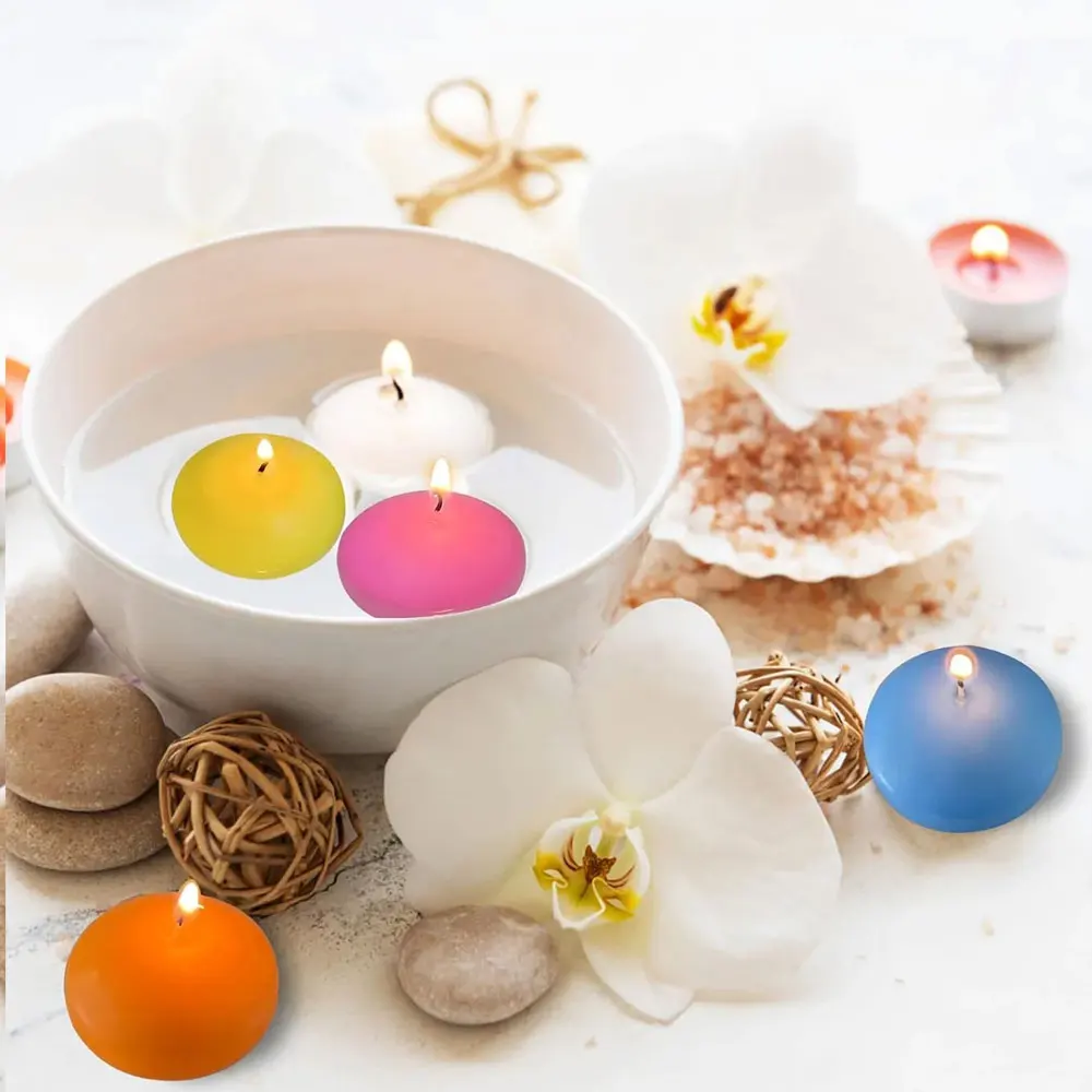 3PCS Floating Wax Candle Acrylic Mold Round Plastic Mould DIY Scent Candle Making Kit for Party Decor Handicrafts Lover Supplies
