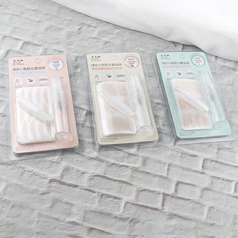 Double Big Eyelid TAPE สติกเกอร์ Double Fold Self กาวสติกเกอร์เทปตา S/M/L แต่งหน้า CLEAR Beige ที่มองไม่เห็นเครื่องมือ