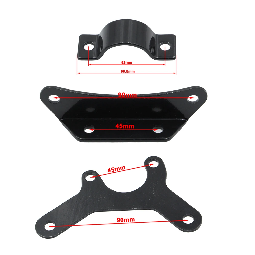 Universal Oil Cooler Bracket Radiator Support Aluminum Engine Mounting Stand Kit For Motorcycle Pit Dirt Bike ATV