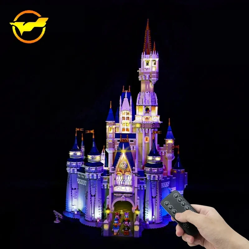 LED-Kit für Lego 71040 Schloss Bausteine Zubehör Spielzeug lampe (nur Beleuchtung, ohne Blöcke Modell)