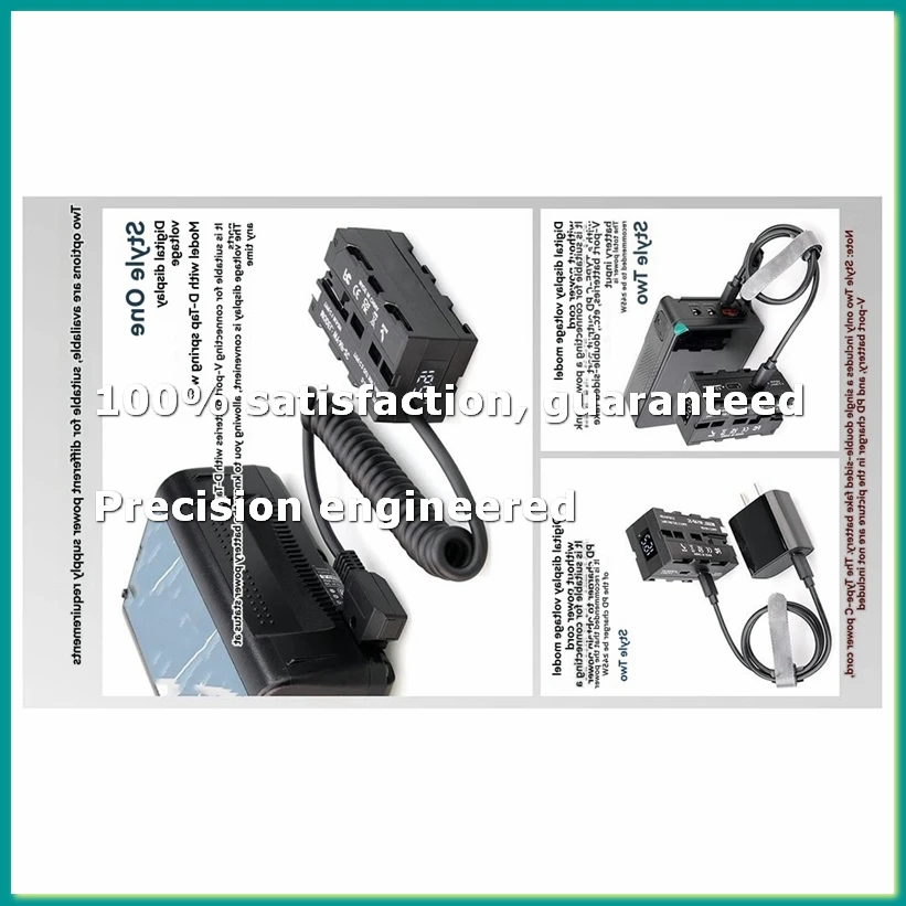 

Двусторонняя муляжная батарея D-TAP для NP-F550/970 серии NP-F для камер, мониторов и систем передачи изображения - A86Z