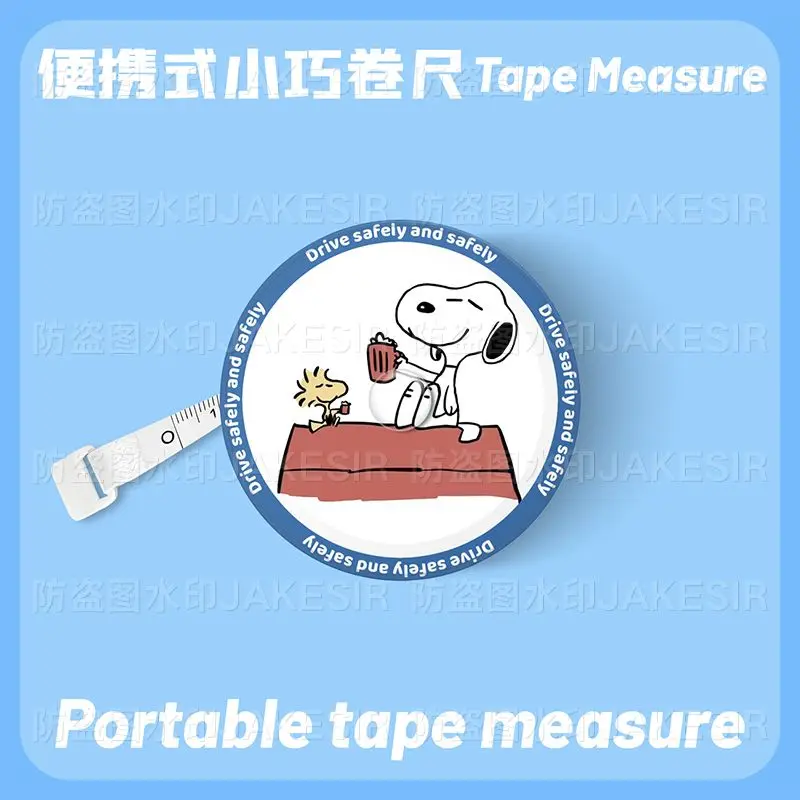Snoopy cartoon cute tape measure creative personality home measurement three circumference double-sided tape measure gift