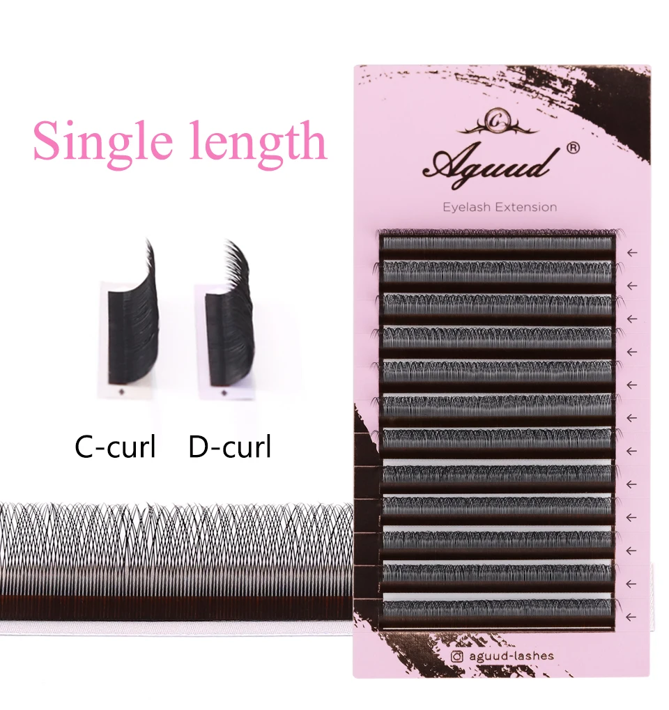 AGUUD 2D Y Lashes Extension Vorgefertigte Voume Fans Faux Nerz Wimpern Premium Mesh Net Cross Lash Einzelne Spitzen 2D Y-förmige Wimpern – Detail 4