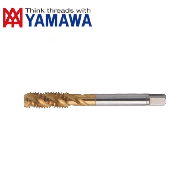 1PCS YAMAWA HSSE With Tin Spiral Fluted Tap UNCF U5/16-18 3/8-16/32 7/16-241/2-13 9/16 5/8-18 3/4 7/8Machine  Spiral Pointed Tap