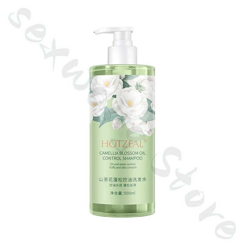 Camellia long-lasting fragrance fluffy smooth soothing hair follicles deep cleansing nourishing care black hair shiny shampoo