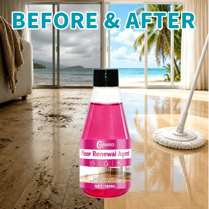 New Multi-surface floor cleaner concentrate, powerful stain removal, suitable for tile and wooden floors