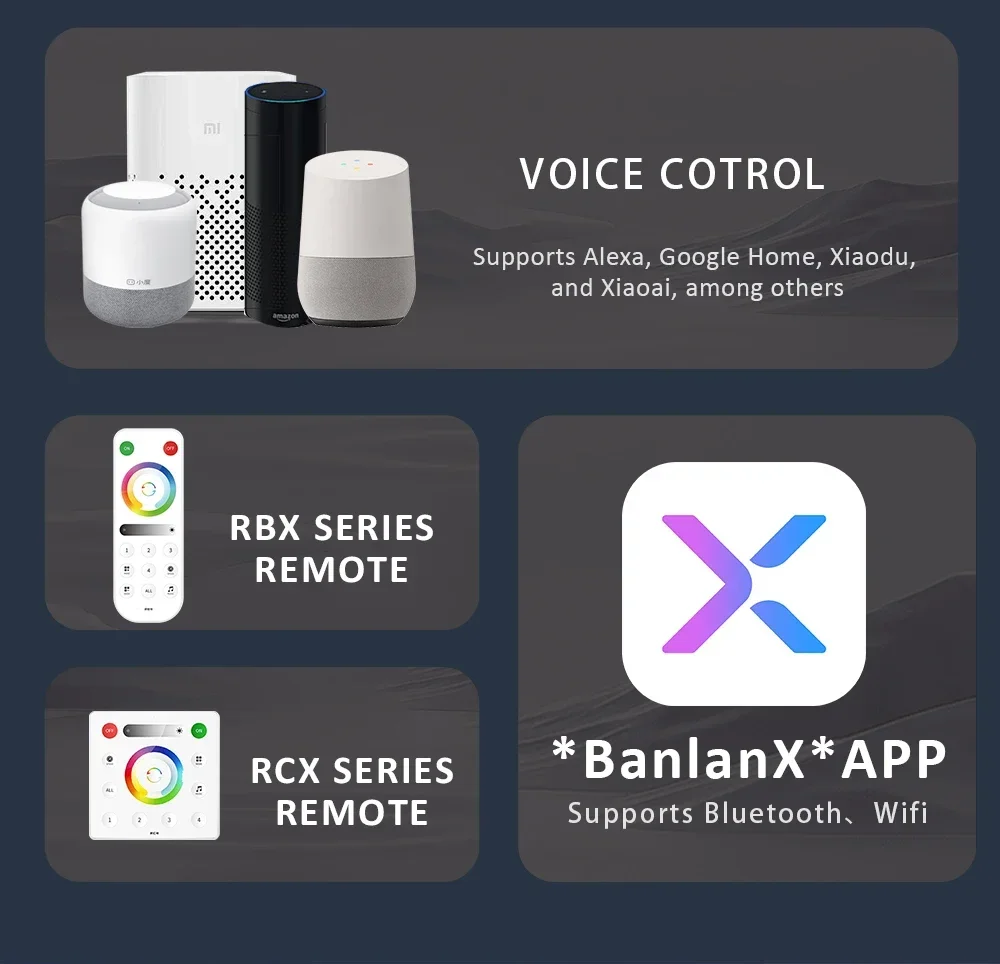 Wifi BT Led Controller SP530E SPI + RF ALL-in-1 5CH PWM 5050 RGB RGBW RGBCCT WS2811 COB PWM telecomando per Alexa Google Home