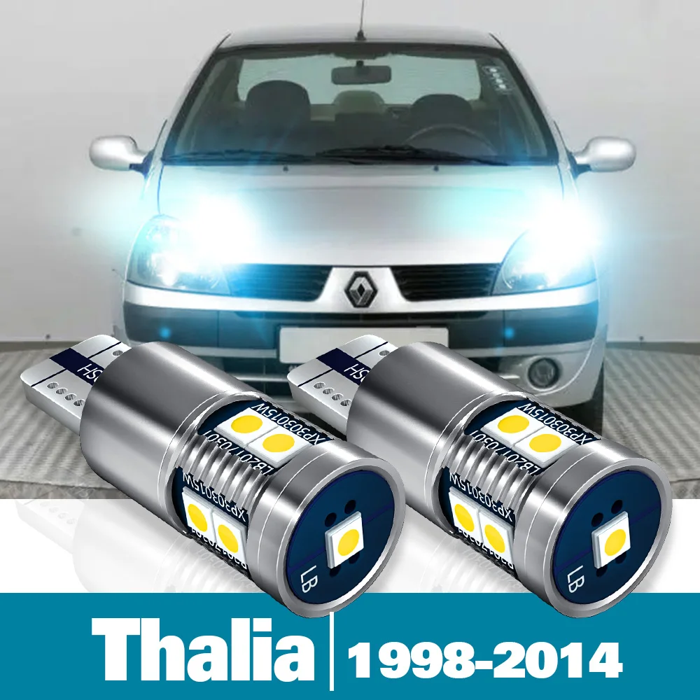 

2pcs LED Parking Light For Renault Thalia 1 2 3 Accessories 1998-2014 2006 2007 2008 2009 2010 2011 2012 2013 Clearance Lamp