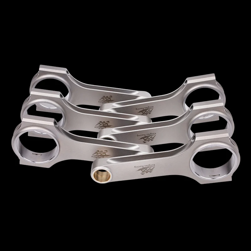 KingTec Forged Steel Connecting Rod M104 154mm with Netural Bolts for Benz W124 W210 W140 3.2L Engine Tuning Racing Parts