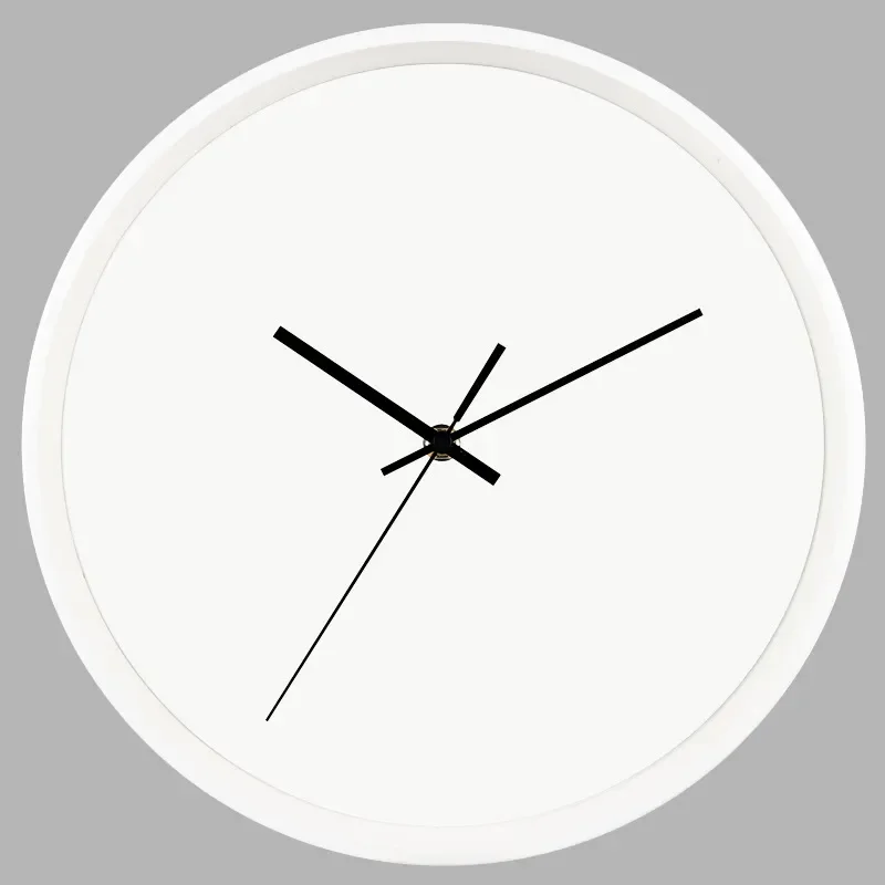 for 12 Inch Wall Clock Accessories DIY Blank Iron Wooden Frame Watch Movement Clock Hand