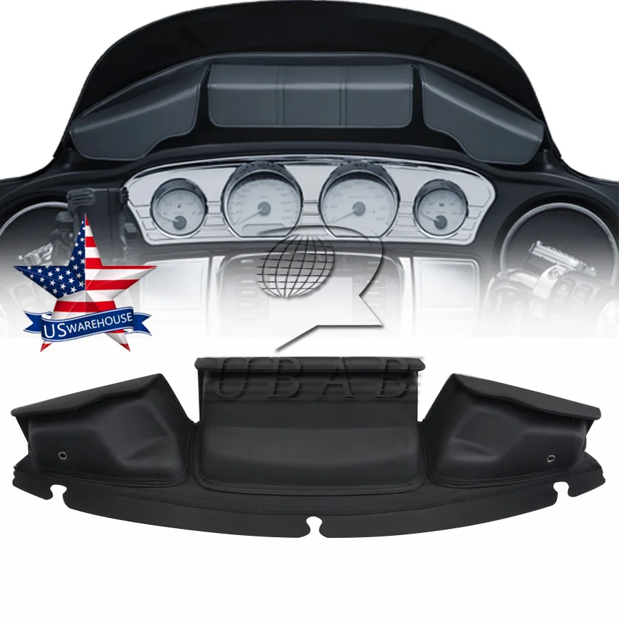 

Совершенно новая сумка-кофр с тремя карманами для ветрового стекла, подходит для Harley Electra Glide Street Glide Ultra Limited Flhtcutg 2014-2018