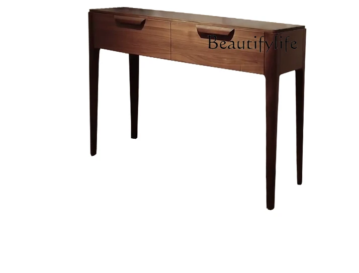 

Italian Style Light Luxury Entrance Cabinet Simple New Chinese Style Home Console Tables against the Wall Curio Cabinet