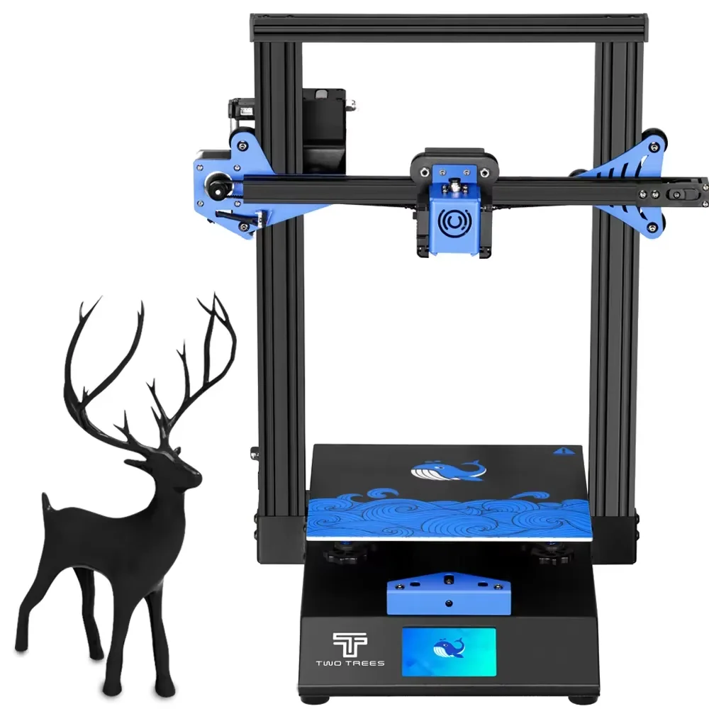 Twotrees BLU-3 V2 300mm/s Fast Printing High Precision 3.5 Inch Touch Screen Auto Leveling Support multi-language FDM 3D Printer