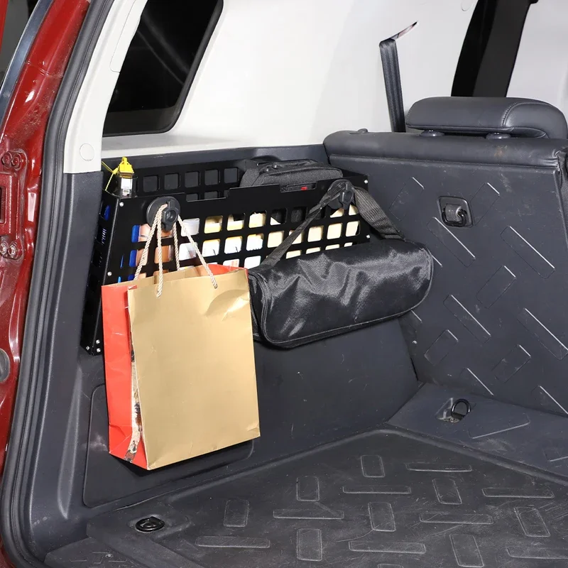 

For Toyota FJ Cruiser 2007-2021 Trunk Side Storage Basket Accessories High Quality Aluminum Alloy To Create Trunk Storage Basket