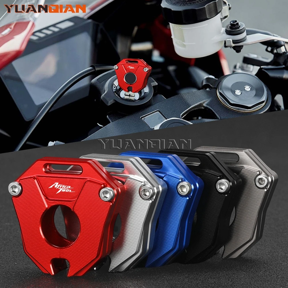 For HONDA Africa Twin CRF1100L CRF1000L CRF 1000 1100 L XRV750 XRV 750  Motorcycle CNC Key Cover Cap Keys Case Shell Protector