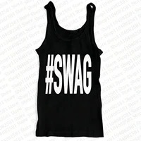 Mode américaine femmes gilet de rue Grunge Emo fille coupe ajustée punk lettre imprimer mignon haut court Y2k vêtements gothique bébé haut emo 2