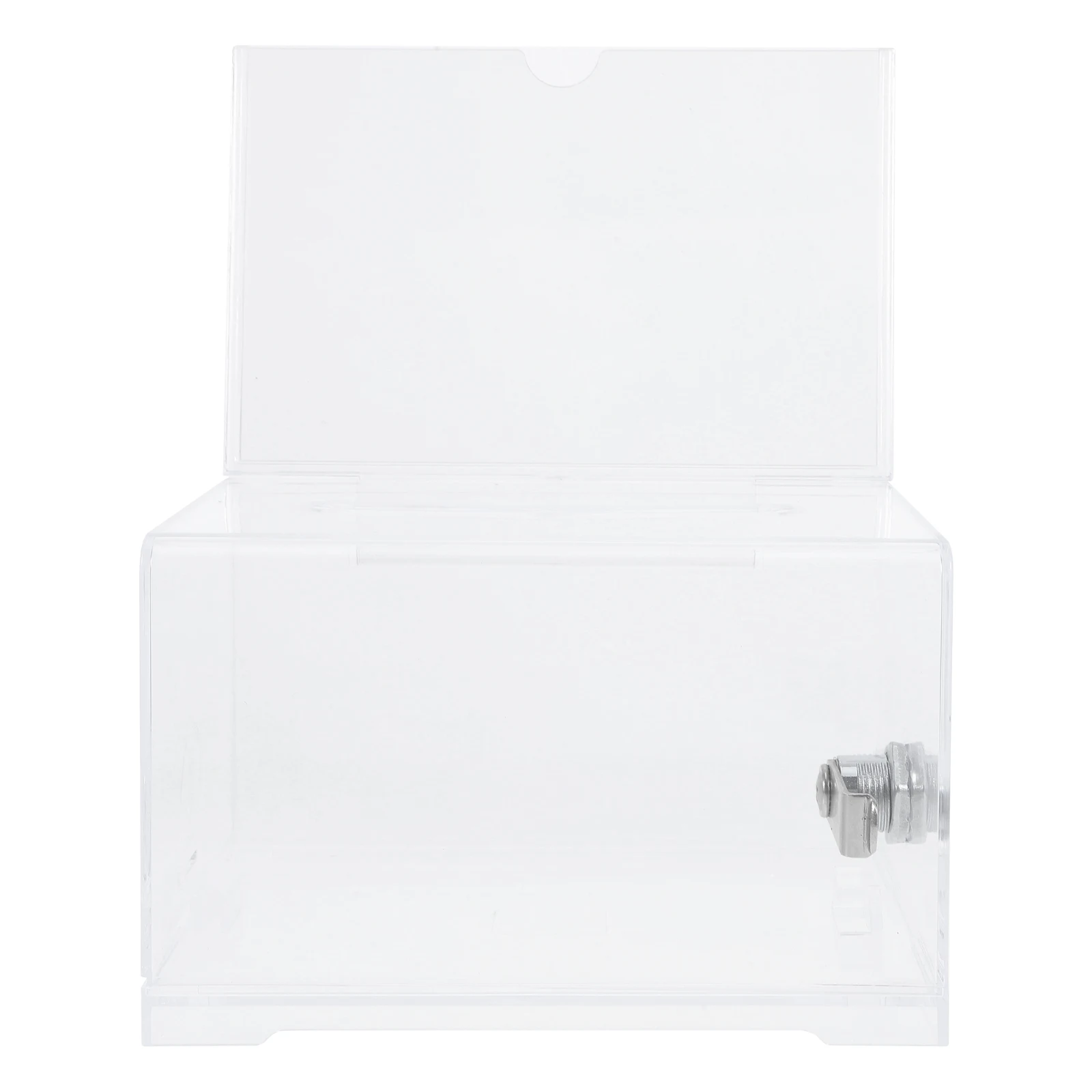 

Business Card Box Ballot Boxes Suggestion Clear Donation Exhibition Supplies Acrylic Jar
