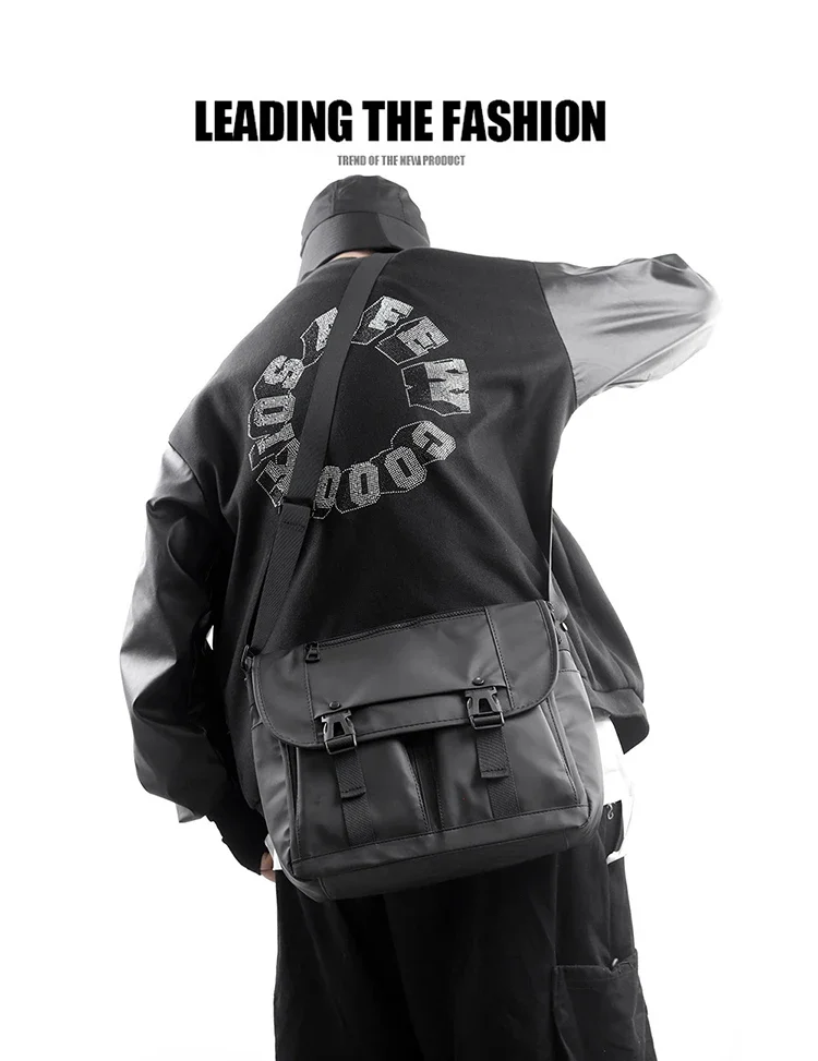 Japanese Nylon Travel Shoulder Man Bag Streetwear Style College Teens Sling Men’s Bag Messenger Bags Causal School Cross Bag