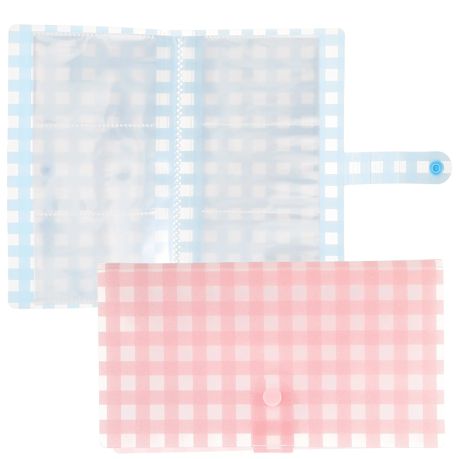 2Pcs Nail Art Sticker Album Reusable Sticker Storage Book Multi-Page Blank Binder for Organizing Decals and Notes