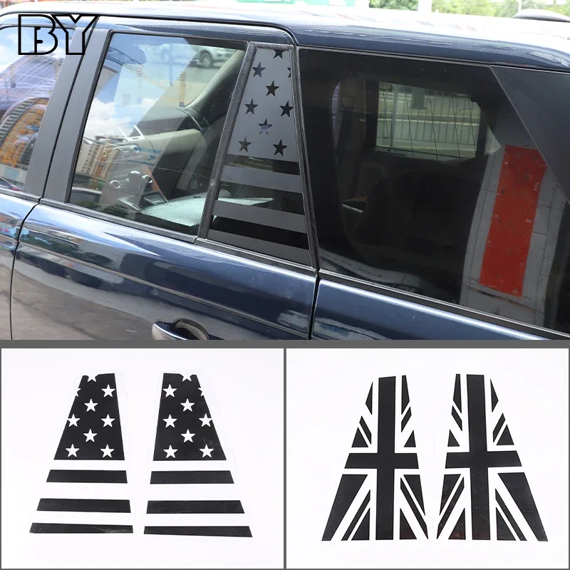 

PVC Black Rear Window Protective Cover Decoration Sticker For Land Rover Range Rover Sport 2005-2013 Car Exterior Accessories