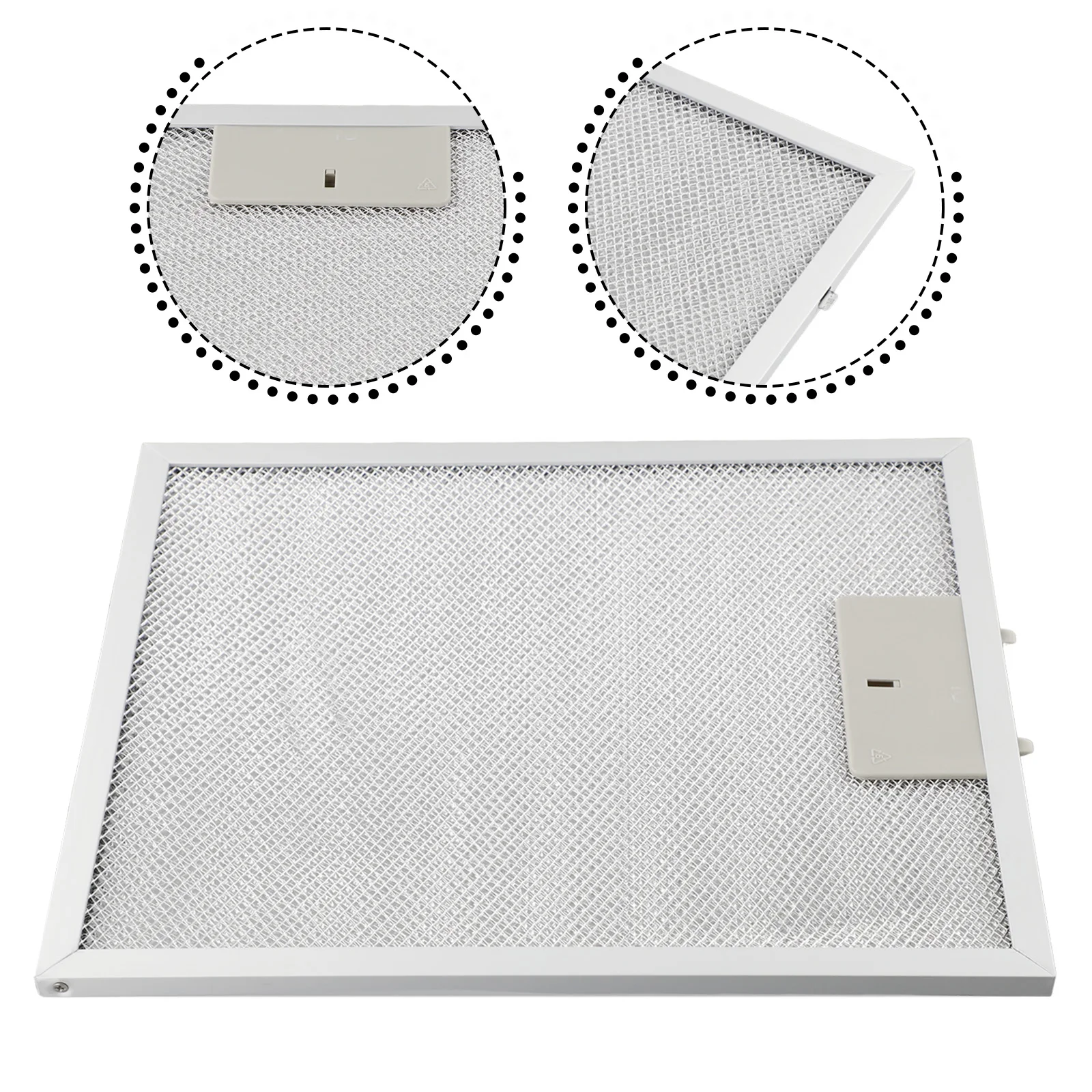 Filtro de ventilação para exaustor, filtros para exaustor, 1 peça, 300x252x9mm, peças para exaustores, quente, prata doméstica