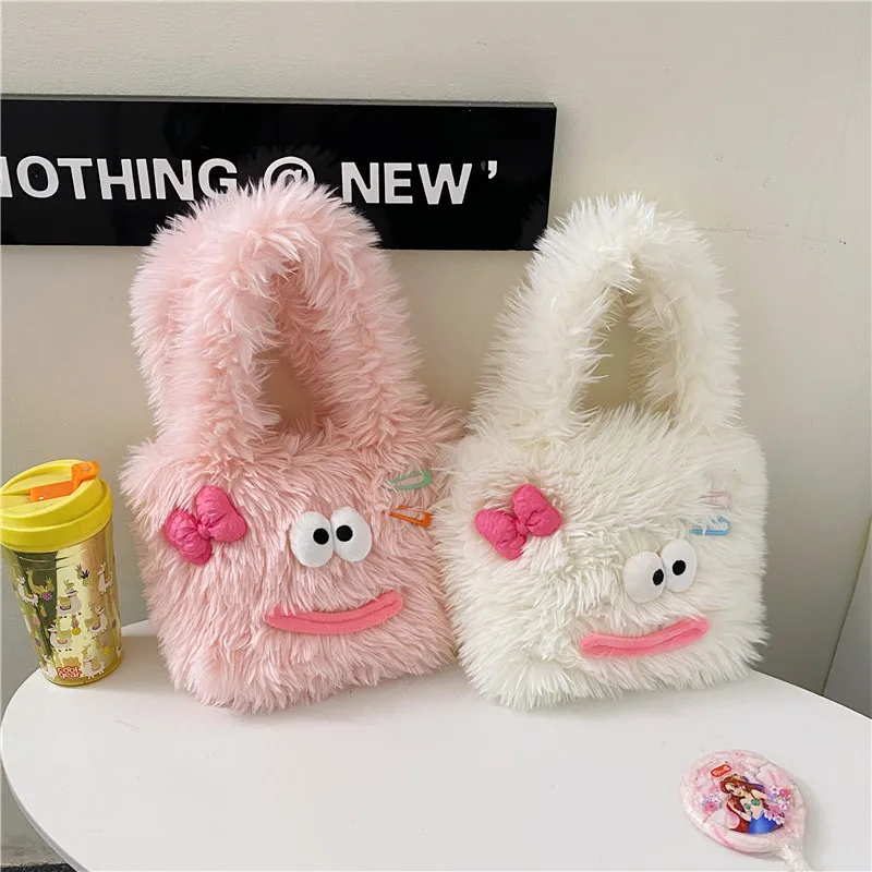 novo-bonito-feio-bonito-grande-capacidade-bolsa-de-ombro-estudante-menina-dos-desenhos-animados-engracado-saco-de-pelucia-bolsa