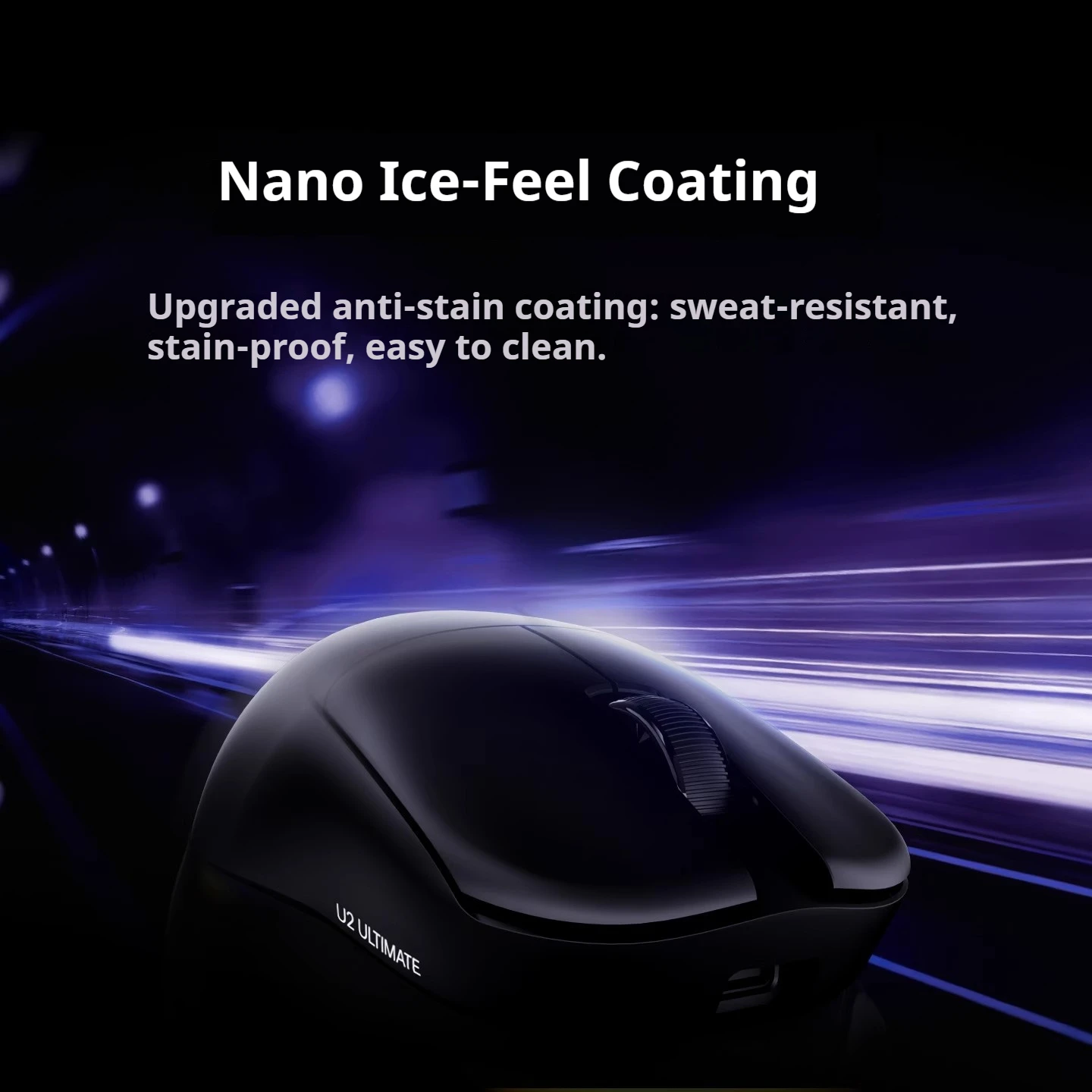 ATK Blazing Sky U2V2 2.4G ماوس لاسلكي خفيف الوزن بيئة العمل 8000 هرتز فائق الأداء للألعاب الرياضية الإلكترونية مكتب الأعمال ماوس