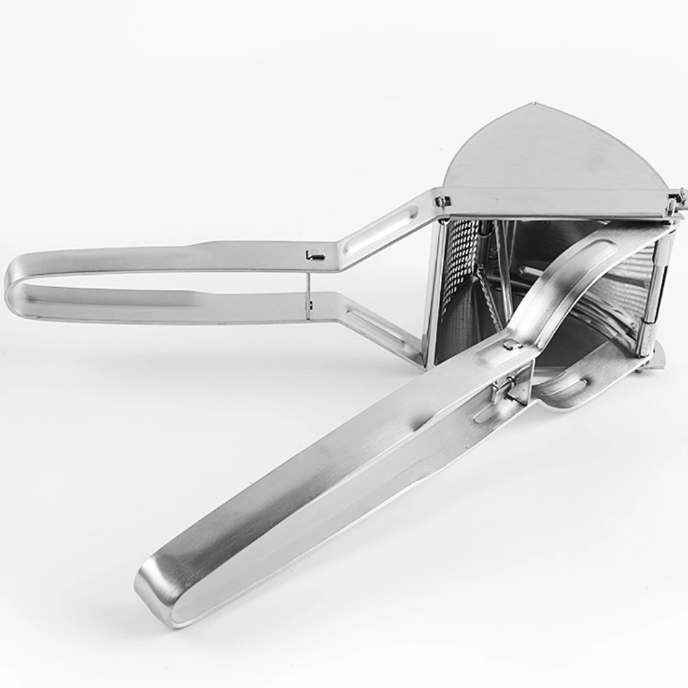 

Stainless Steel Potato Ricer Manual Press Masher Fruit Squeezer Juice Extractor Easy Grip Handles Kitchen Gadget