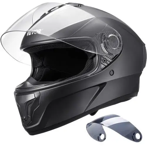 Full Face Motorcycle Helmet Motocross Helmet with Bluetooth Communication